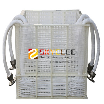 Industrial PTFE Immersion Coil Heat Exchanger